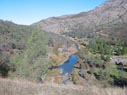 view of cache creek from trail